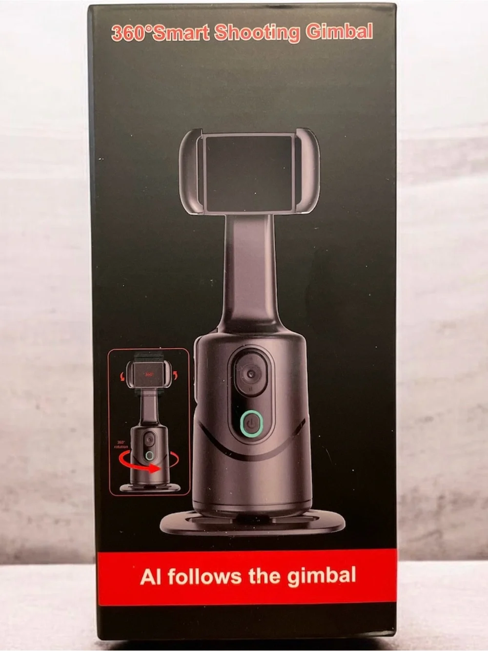 360 Degree Smart Shooting Gimbal AI Automatic Tracking Model - Q12 -